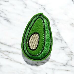 Avocado Embroidered Patch